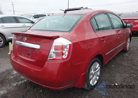 2012 Nissan Sentra 2.0 S из США, поврежденный, VIN 3N1AB6AP9CL782953